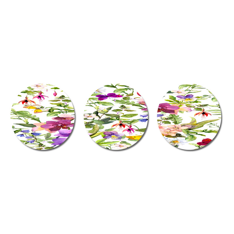 Plants & Flowers Wall Decor on Metal
