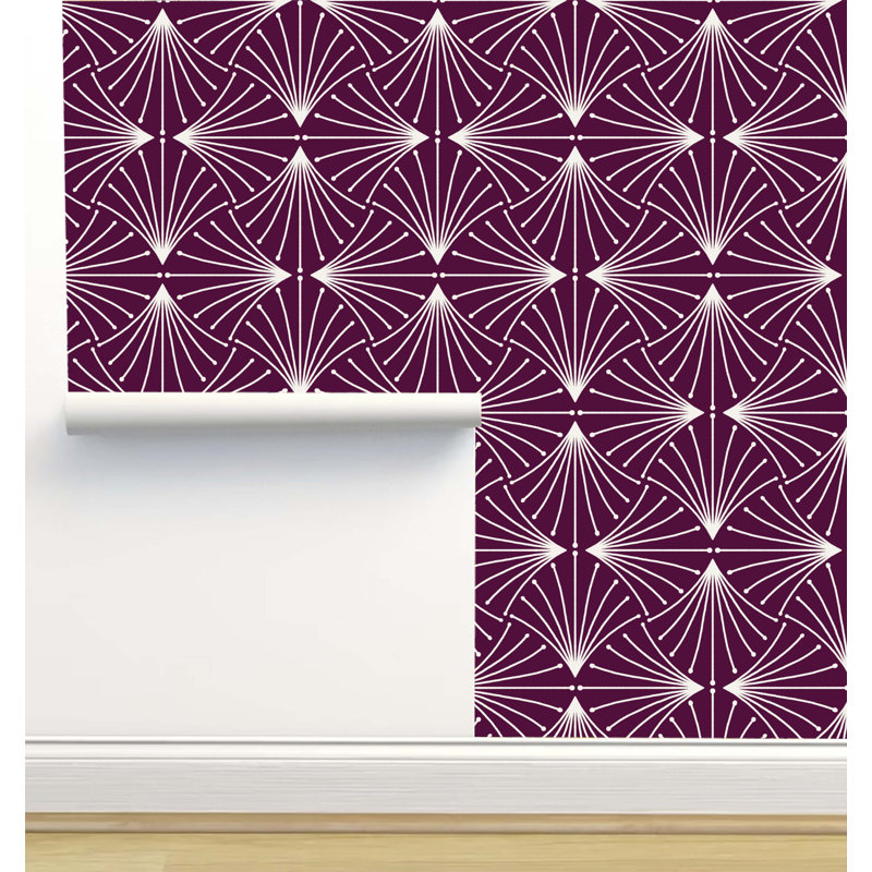 Rouleau de papier peint adhésif texturé L 6 pi x l 24 po Amy Mac Ready Designs, Marron