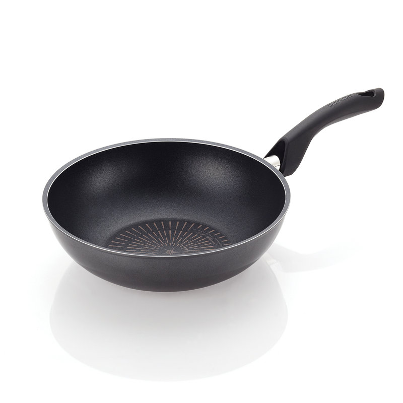 Happycall Titanium Nonstick Wok - PFOA-Free, Induction Safe, Scratch-Resistant, 11"
