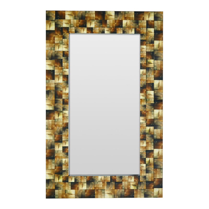 Patpong Solid Wood Flat Wall Mirror