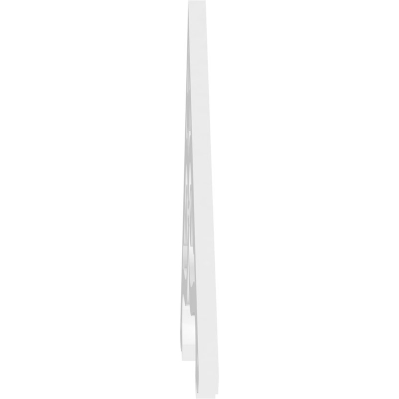 Pignon en PVC de qualité architecturale Finley, H 22,5 po x l 60 po x P 1 po, 9 / 12