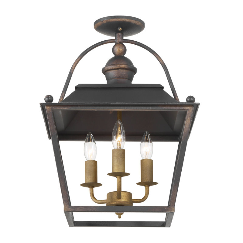 Plafonnier semi-encastré 3 lumières Anyfer
