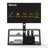 Multi-Function Angle & Height Adjustable Tempered Glass TV Stand