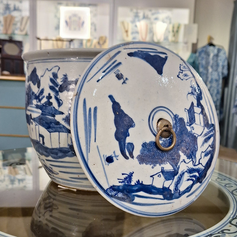 Handmade Porcelain Ginger Jar