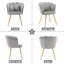 Bittrich 48cm H Velvet Upholstered Armchair in Grey-420466976