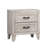 Beckham White Wash 2 Drawers 21.5In. W Nightstand