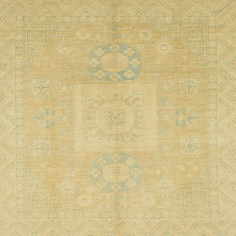 Tapis abstrait moderne 2599, Carré 8 pi