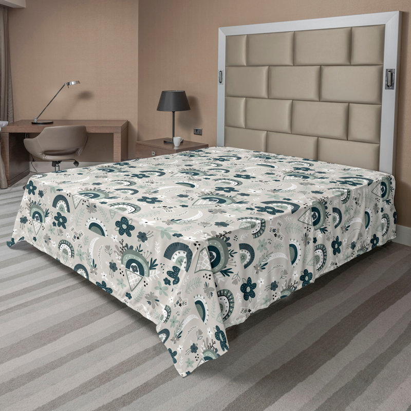 Drap plat Ambesonne, Drap plat pour très grand lit californien