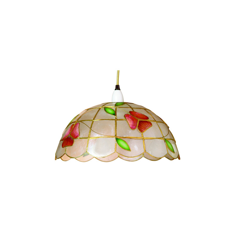 12cm H Capiz Shell Bowl Pendant Shade ( Screw On )