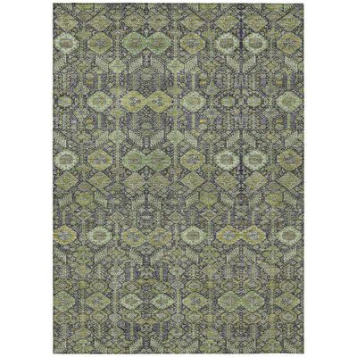 Delphos Washable Floral Indoor / Outdoor Rug