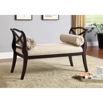 Ziolkowski Linen Blend Upholstered Bench