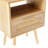 Okawville Rattan Nightstand with Drawer Bed Side Table Modern Nightstand Bedroom End Tables-1188404850