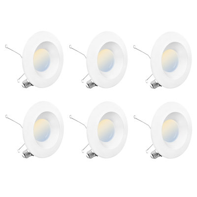 5"/6" Retrofit LED Downlight, 12W, 3CCT Selectable, Dimmable