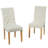 Insha 19.5'' H Tufted Linen Upholstered Parsons Chair-645967278-645967277