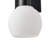 3-Lamp Black White Adjustable Glass Vanity Light