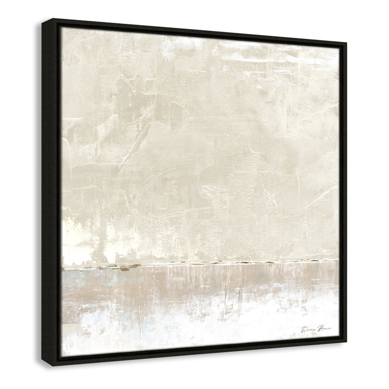 Delevan Better Days - reproduction de cadre flottant sur toile, H 25,5 po x l 25,5 po, Noir
