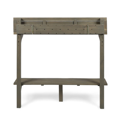 Outdoor Acacia Wood Balcony Bar Table