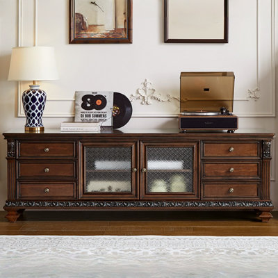 Retro Brown TV Cabinet
