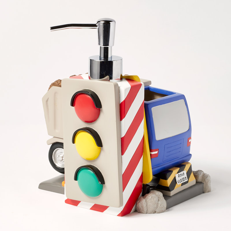 Trains And Trucks Bathroom Accessory Set