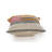 Marrice Handmade Red/Orange Striped 100% Cotton Textured Throw Pillow-1698993200