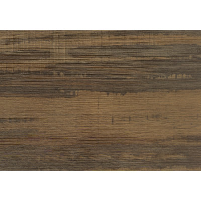 Bureau d'ordinateur en forme de L de 42 po, stratifié brun, métal noir, conception peu encombrante, options de rangement pour bureau à domicile de 48 po, moderne