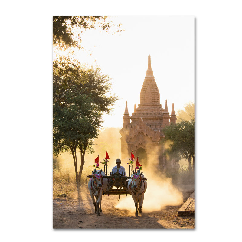 Ann "Carts 1", reproduction de photo sur toile tendue, H 19 po x l 12 po