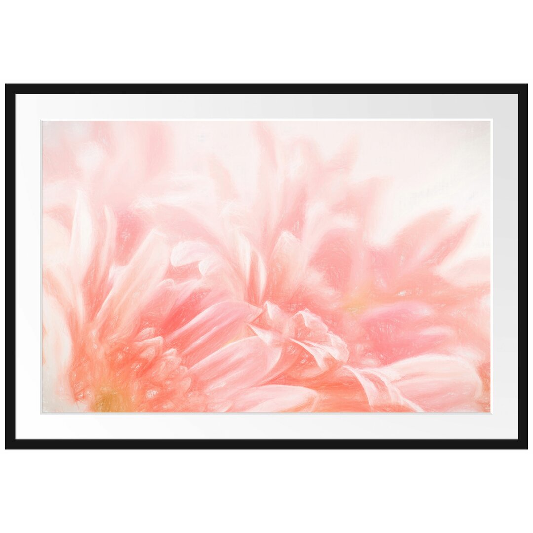 Gerahmtes Poster Gerbera-Blume