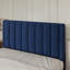 Lit plateforme tapissier en velours avec tête de lit Modern-982473075-982473074