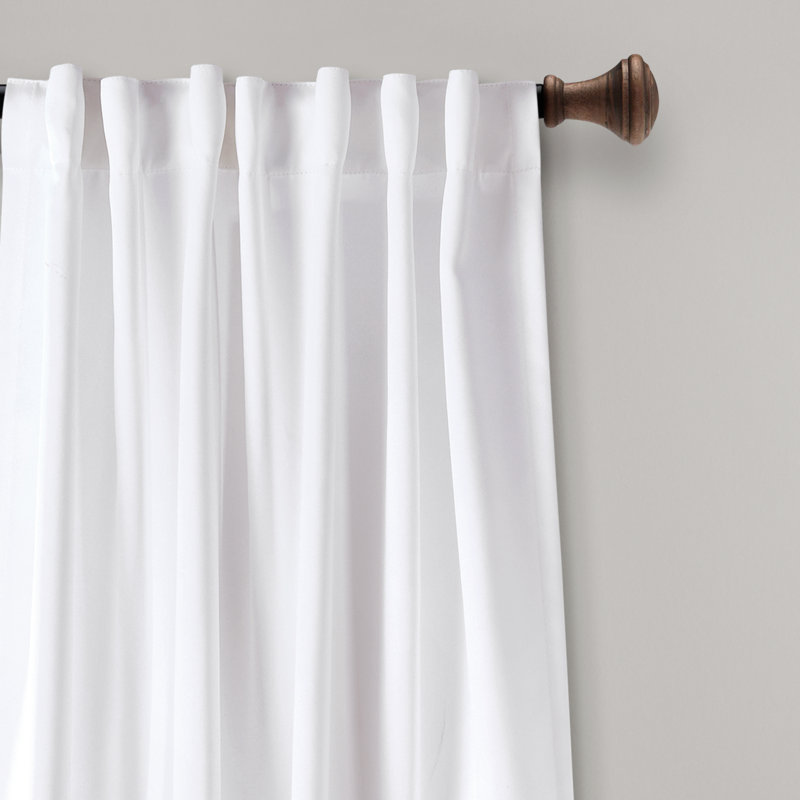 Room Darkening Curtain Pair, Navy, 132cm W x 160cm L