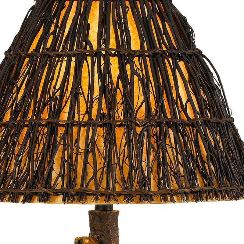 Lampe de table en bronze 29,5 "Marcellus