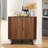 Japria 2 Door Corner Accent Cabinet-836729037
