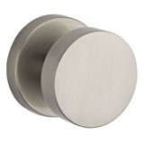 Contemporary Passage Door Knob with Contemporary Round Rose