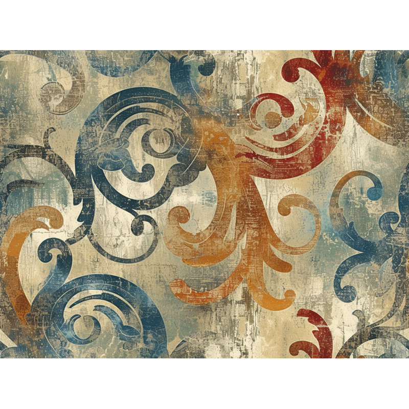 Coussin décoratif cachemire, coussins bohémiens, H 14 po x l 14 po