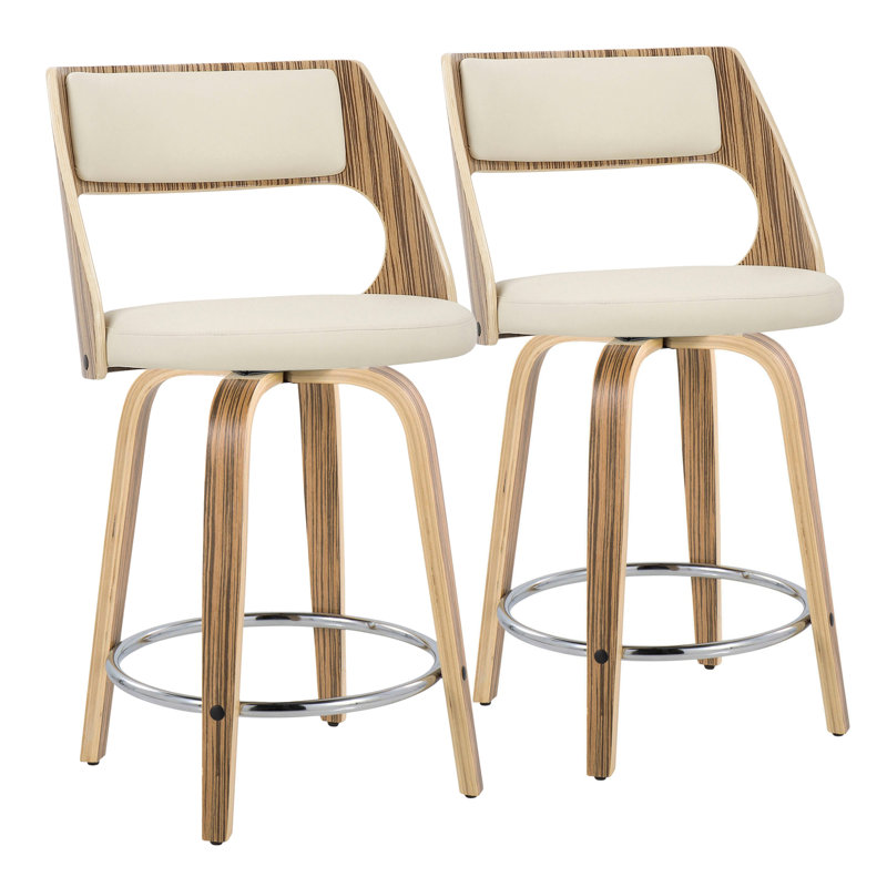 Tabouret de bar Cecina Mid-Century Modern