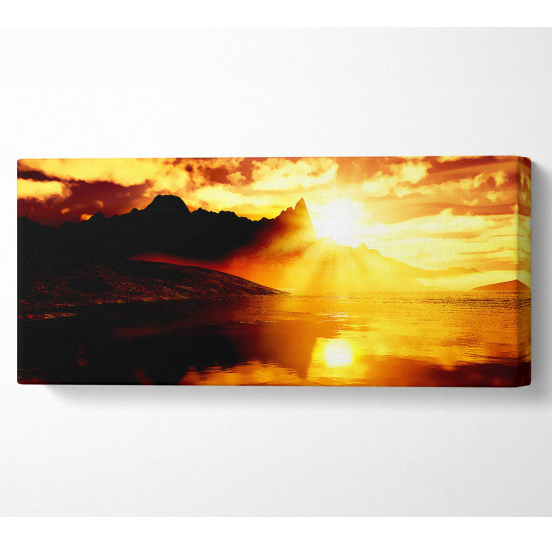 Sun Blaze Reflections - Kunstdrucke auf Leinwand