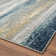 Tapis abstrait jaune
