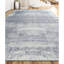 Hand Knotted Area Rug in Gray/Blue-661377851