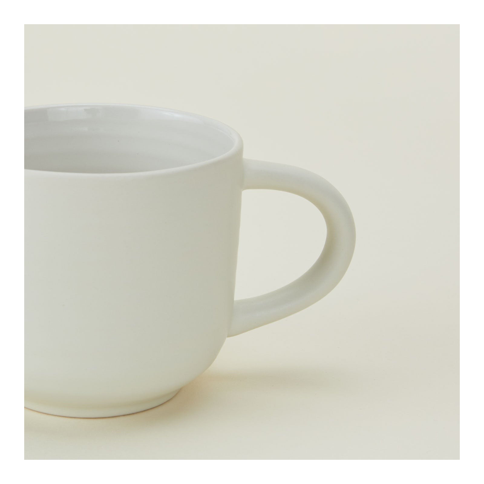 Hirma Stoneware Coffee Mug, Bone