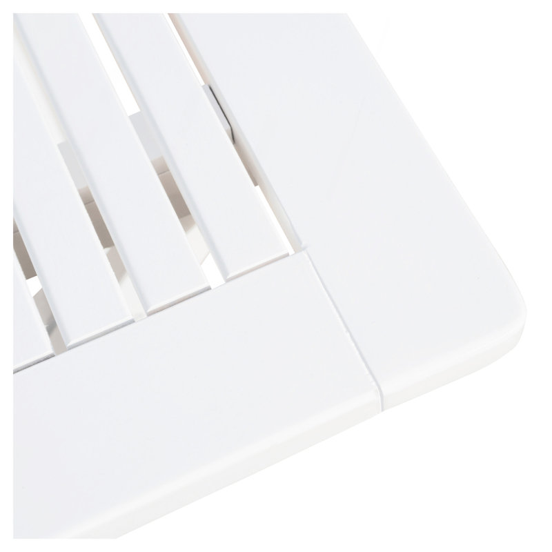 43.5'' FOLDABLE TABLE, White