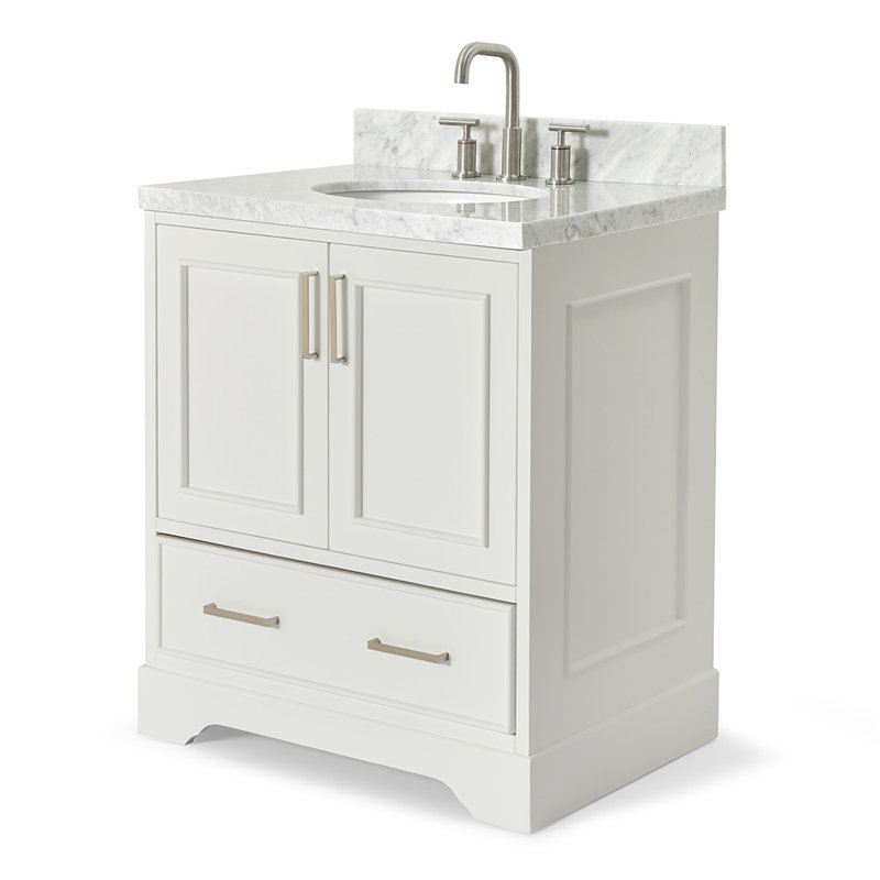 Ensemble de meuble-lavabo simple 31 po Abshire, Blanc