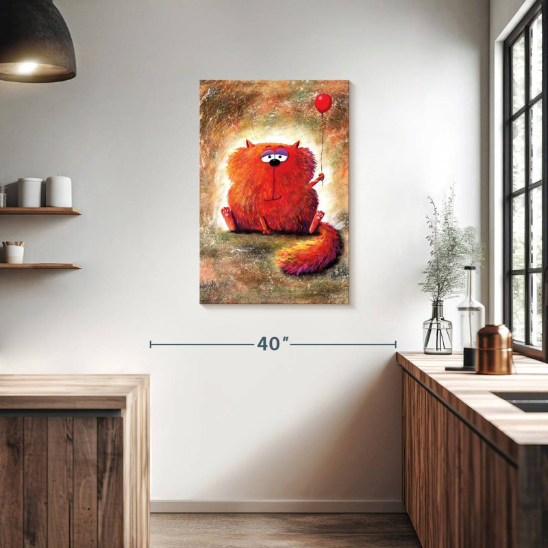 Fat Cat, 36" H x 24" W