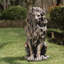 Statue de jardin lion surdimensionnée 20,5 "H