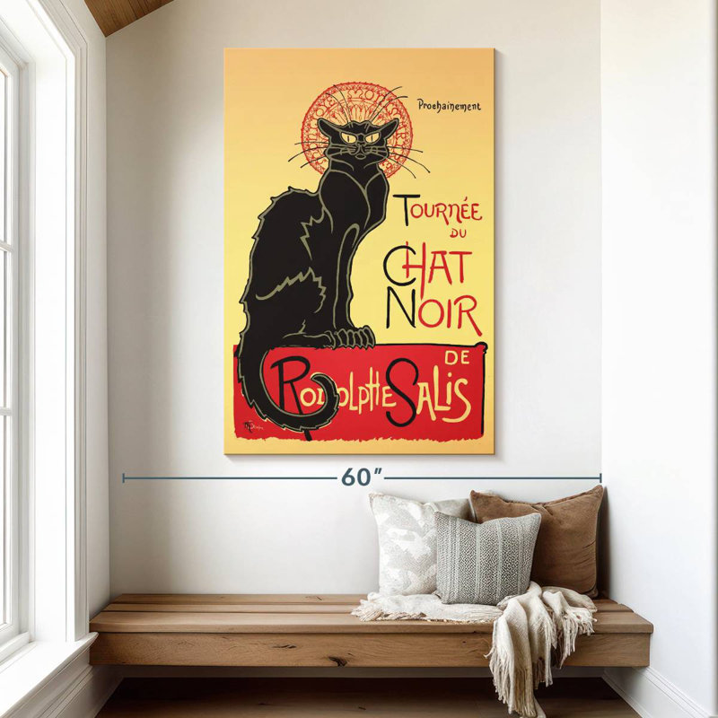 Tergel Cat Noir, 51" H x 34" W