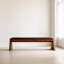 Banc rembourré en bois massif noir-824902462
