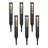 Hollow Out LED Path Light, 12-24V AC/DC Low Voltage Landscape Lighting, Black Finish-105914674