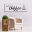 «But Firstc Coffee» par Susie Boyer, art mural sur toile, 60 po x 20 po