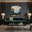 Art mural sur toile gris-1977198695