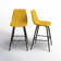 Seidman 26" Upholstered Low Back Counter Stool