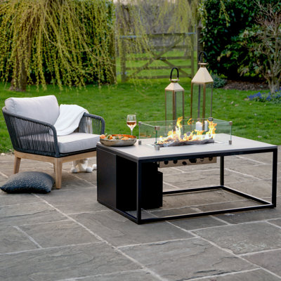 Himanshu Round Propane Smokeless Fire Pit Table
