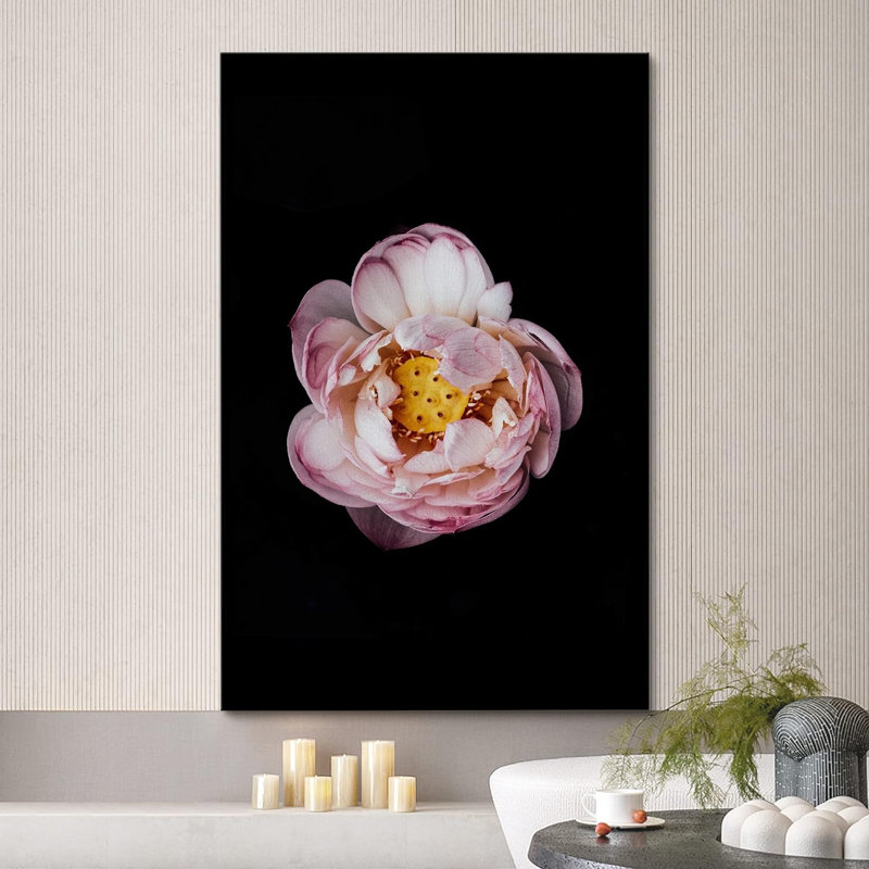 Nénuphar - impression sur toile tendue, H 36 po x l 24 po x P 1,5 po